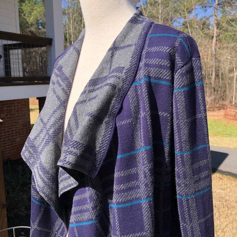 Chaus New York drape cardigan